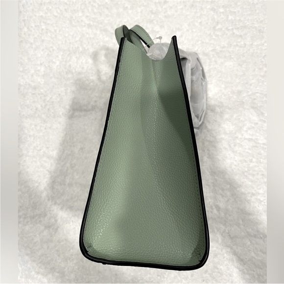 NWT Marc Jacobs Mini Grind satchel Tote bag Mint green color w crossbody strap - Picture 7 of 13